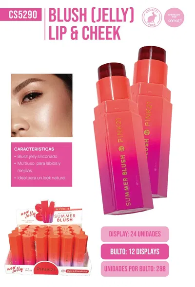 Pink 21 rubor jelly blush Summer