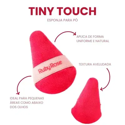 Ruby Rose Esponja para polvo Tiny Touch Ruby rose