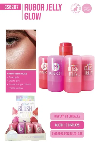 Pink 21 Glow Jelly Blus