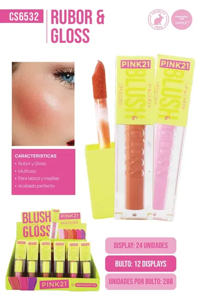 Pink 21 Blush & Gloss