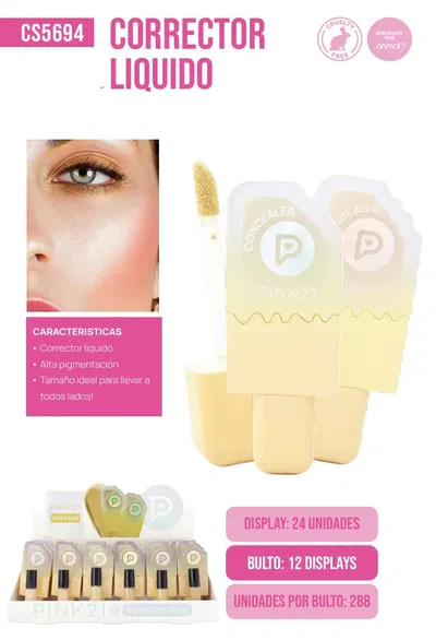 Pink 21 corrector helado