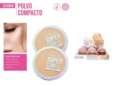 Pink 21 Polvo compacto Super Stay 24h