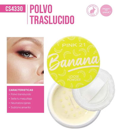 Pink, 21 polvo volátil banana