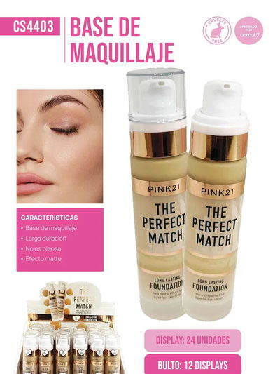 Pink 21 Base The Perfect Match