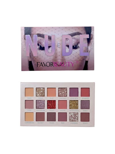 New Nude Palette (18 sombras incluye espejo)