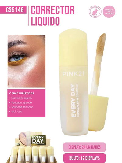 Pink 21 Corrector Liquido every Day