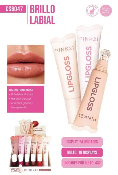 Pink 21 Peptide Lip Gloss