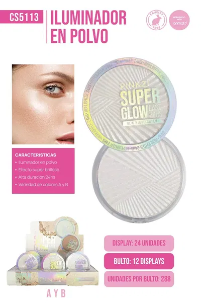 Pink 21 Iluminador Super Glow