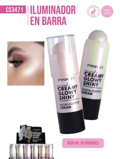 Pink 21 Iluminador Glow Shinny