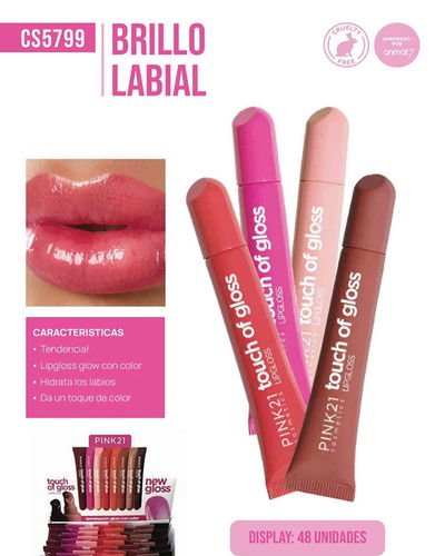 TOUCH OF GLOSS PINK 21