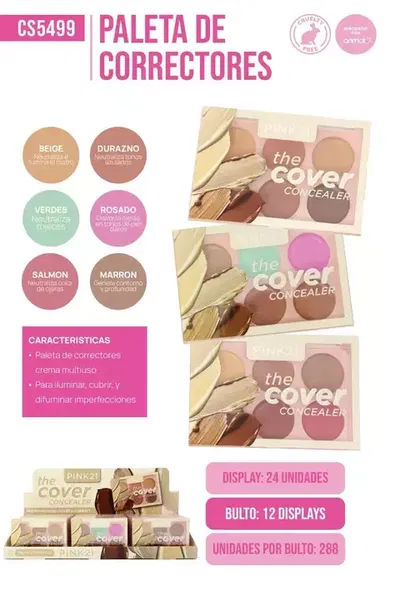 CORRECTOR THE COVER PINK 21
