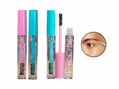 máscara de pestañas y cejas transparente 