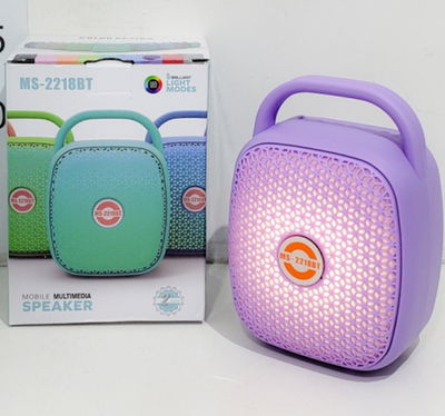 mini parlante con luz y Bluetooth