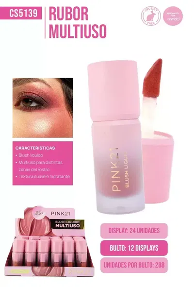 rubor líquido Pink 21