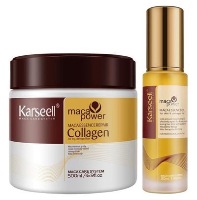 PROMO: Karseell Mascarilla capilar de colágeno 500ml + Aceite de Argán 50ml
