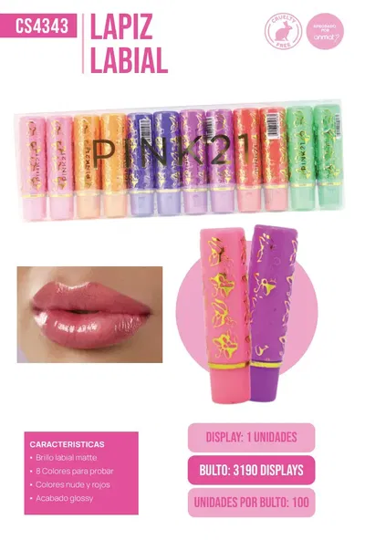 Pink 21 Labial Magico