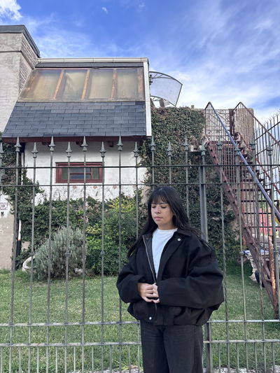 BOMBER JACKET GAMUZA 