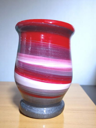 MateArte Clásico rojo tirabuzon