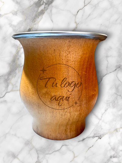 Mate Camionero Algarrobo - GRABADO EN LA MADERA