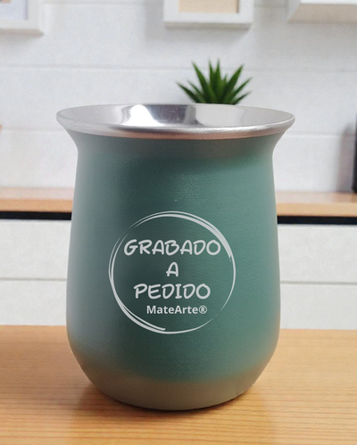 Mate de Acero termico - verde