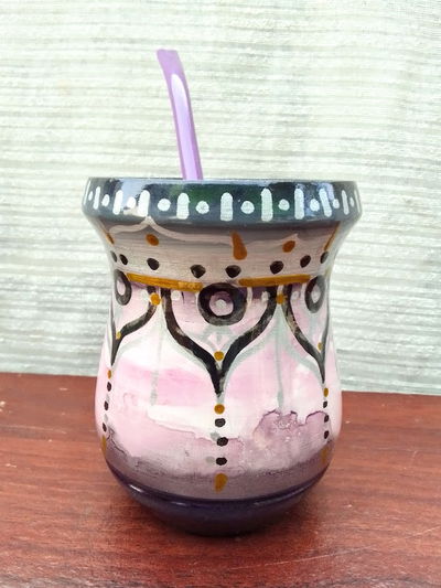 mate MateArte pintado a mano - guarda mandala