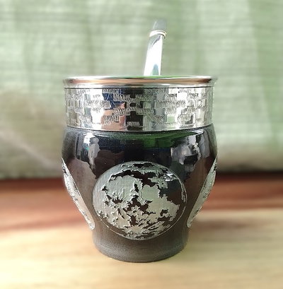 Mate Arte IMPERIAL vitrificado - especial FASES DE LA LUNA