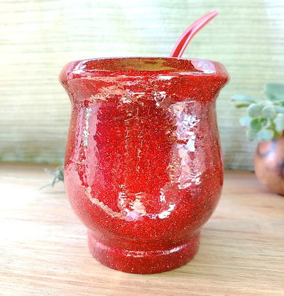 Mate MateArte GLITTER - ROJO