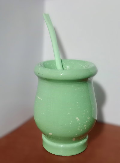 Mate mateArte vitrificado - salpicado