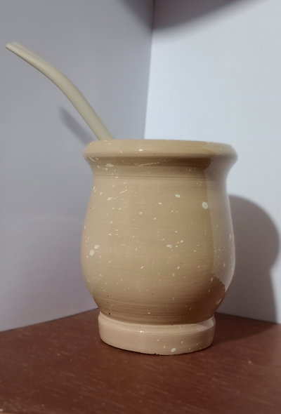 Mate mateArte vitrificado - Salpicado color arena