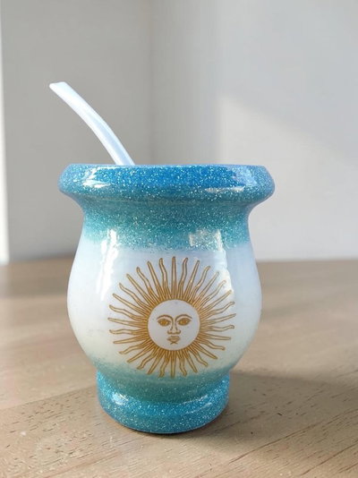 MateArte Glitter - Arg sol dorado