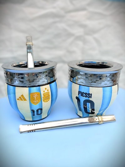 Mate Imperial Camiseta argentina - mateArte vitrificado 