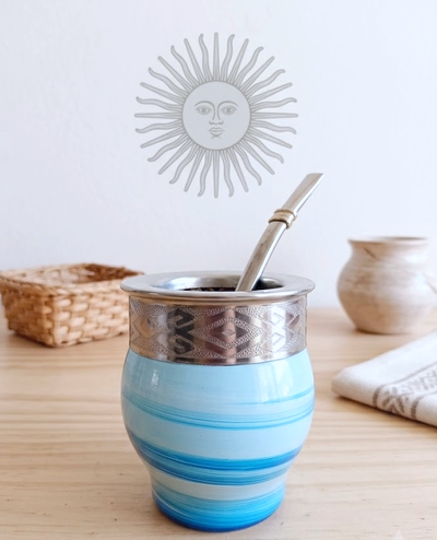 Mate MateArte IMPERIAL - celeste / azul