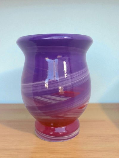 MateArte clásico violeta con magenta