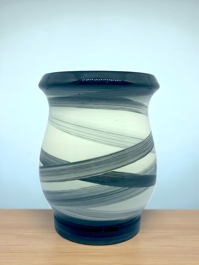 MateArte vitrificado Clasico - Negro y blanco