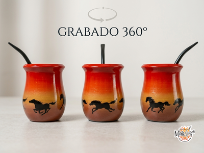 Mate MateArte - edicion especial CABALLOS