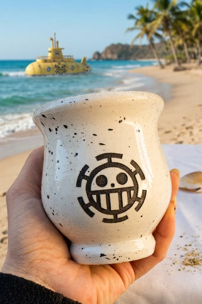 Mate mateArte vitrificado grabado- Torao One Piece