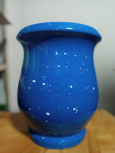 MateArte salpicado azul