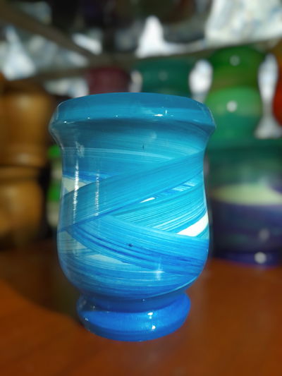 MateArte Verde azulado con azul