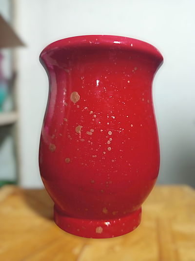 MateArte Salpicado rojo con cobre