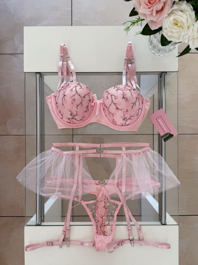 Set Emily 5 piezas rosa