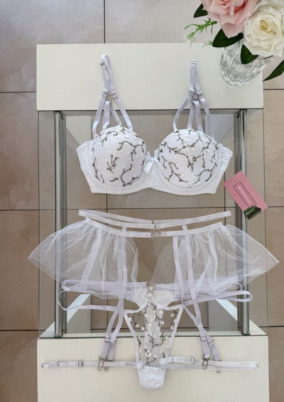 Set Emily 5 piezas blanco