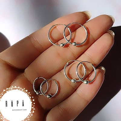 Argollas Perli plata925