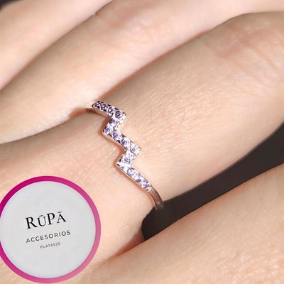 Anillo Rayo Lila