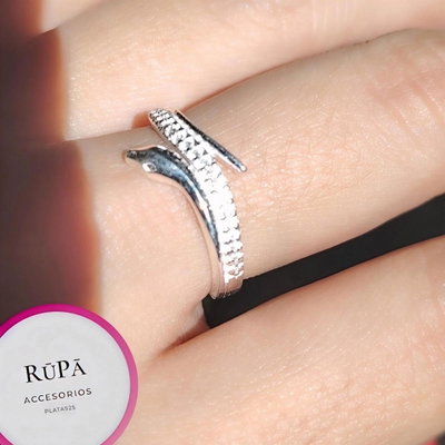 Anillo Serpiente cristal 