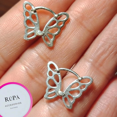 Argollas huggies Mariposa