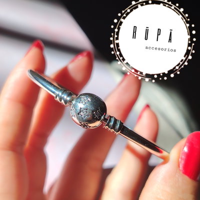 Brazalette rígido plata925 
