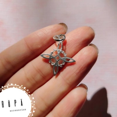 Dije Nudo de Bruja plata925