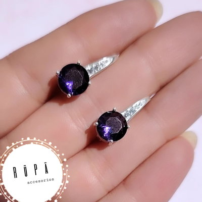 Aros redondo plata925