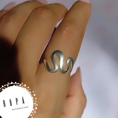 Anillo abstracto plata925 