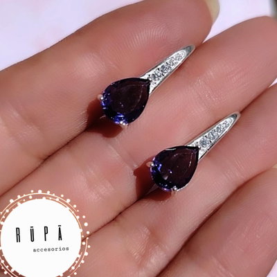 Aros Gota plata925 